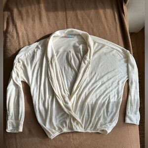Free People - Cream Longsleeve XS